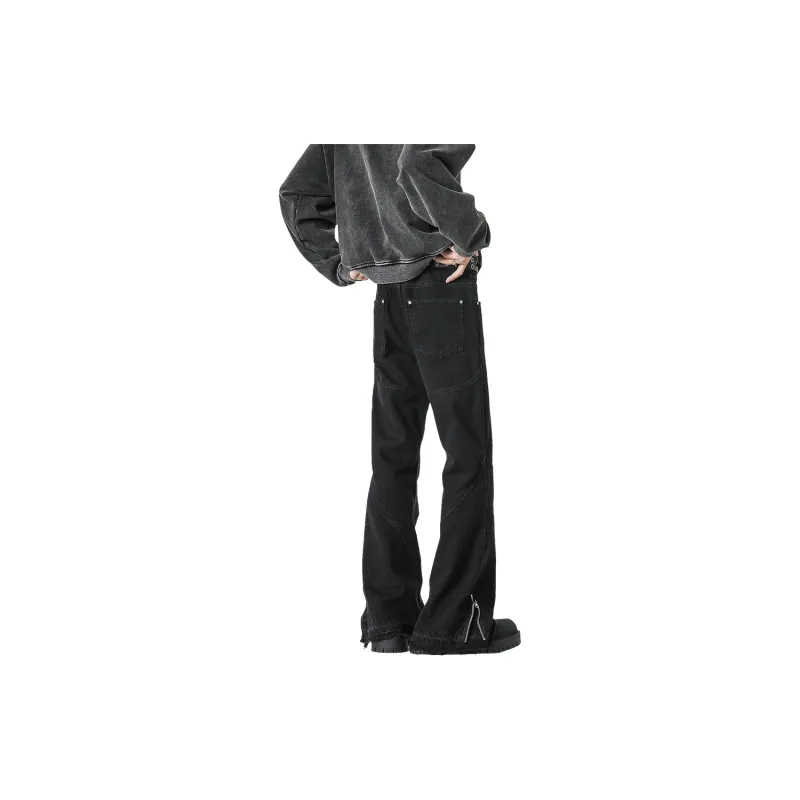FASTFISH Jeans Unisex Black-1