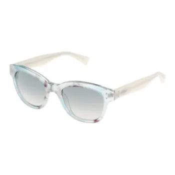 Sting Acetate Square Sunglasses Men's Blue