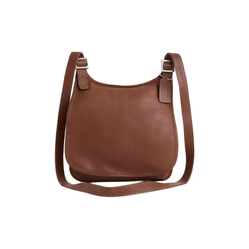COACH Glove Tanning Crossbody Bag, Shoulder Bag Trumpets Women's Saddle Color-0