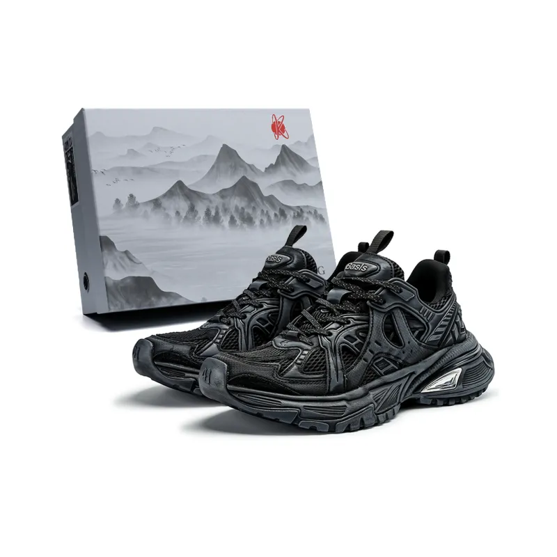 K WANG Snake Scales Collection Abrasion Resistant Breathable Slip Resistant Low Top Couple's Chunky Sneakers Unisex-21