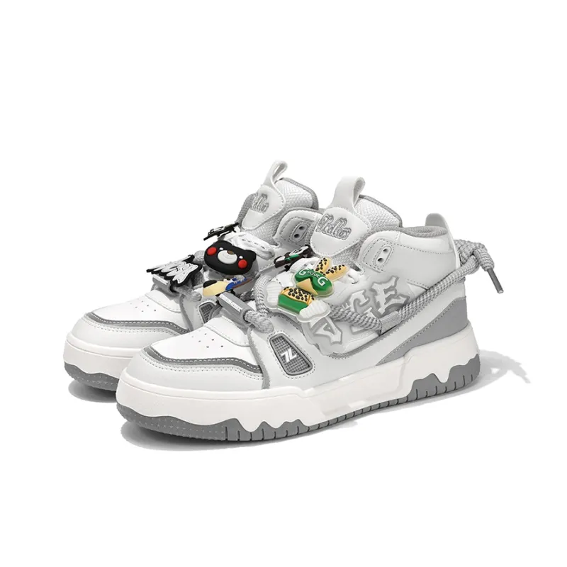 TCELLARS Warm Cushioning Wear-Resistant Lightweight Height Increasing High-Top Skateboard Shoes Unisex Exclusive Box-14