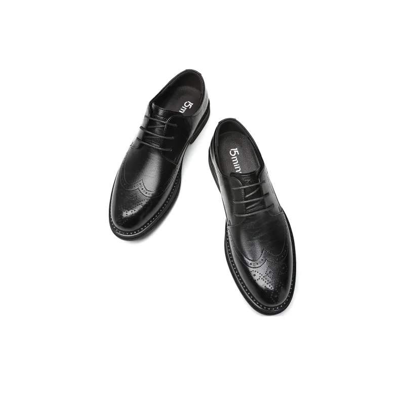15 MINS Dress Shoes Men's Black-9
