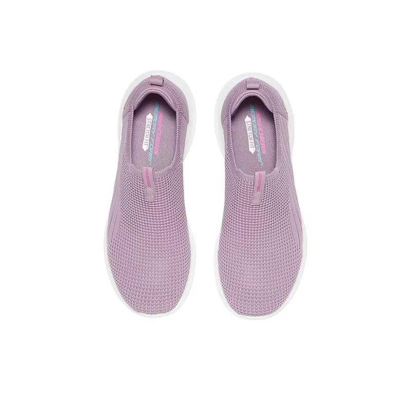 Skechers Sport Wear Resistant Low Top Casual Shoes Women's Pale Dogwood-1