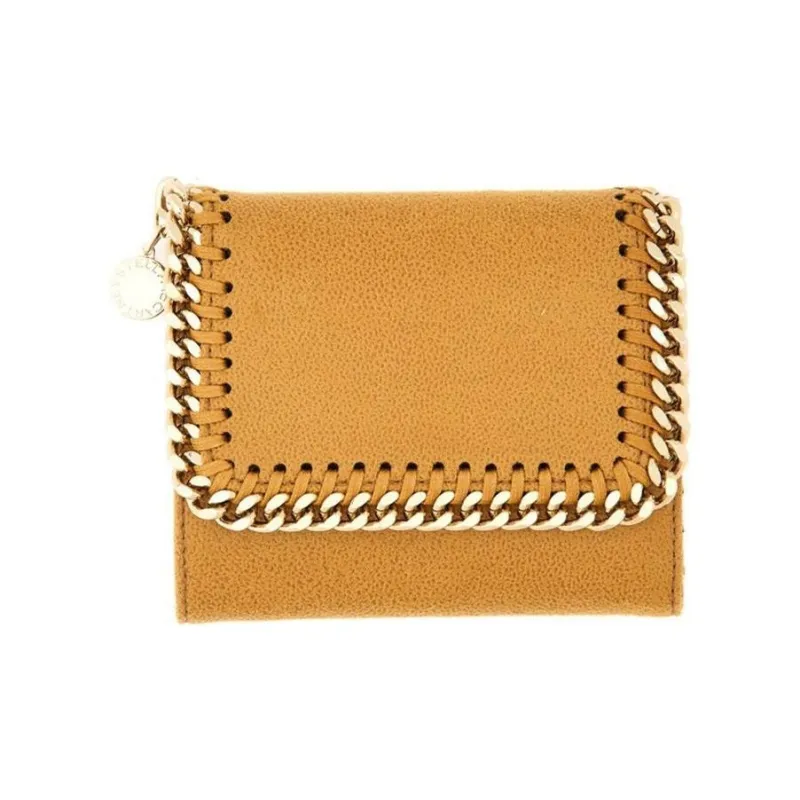 Stella McCartney Falabella Polyester Wallet Women's Orange-0