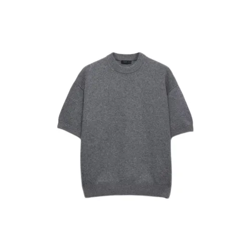 PRADA SS25 Cashmere Sweater Men's Gray