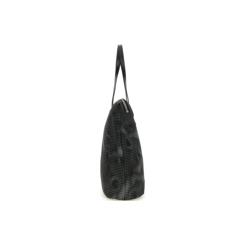 DRIES VAN NOTEN Cotton Tote Bag, Shopping Bag, Shoulder Bag, Handbag Men's Black-1