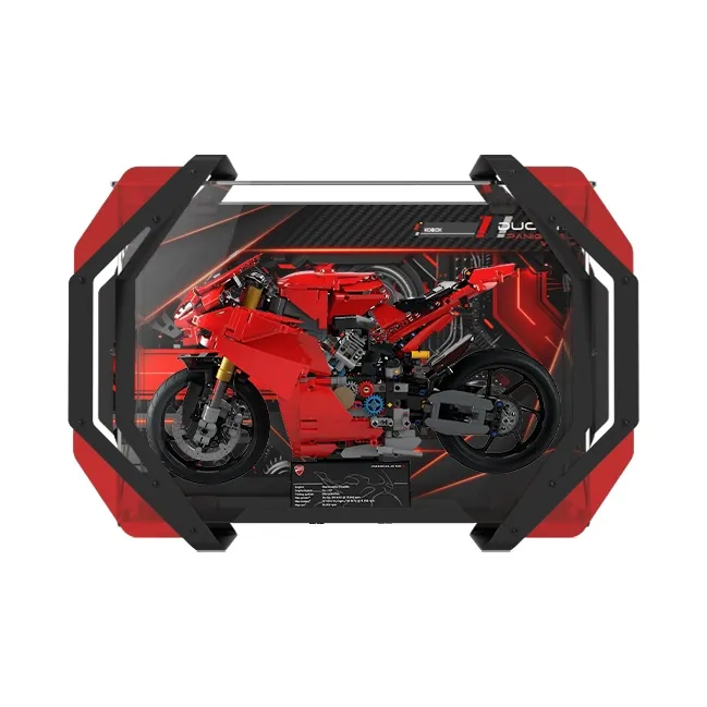 KGBOX Used For Building Block 42202 Ducati Panigale V4S Motorcycle Model Accessories-1