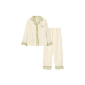 Aannsfam Pajama Set Women's Shell Yellow