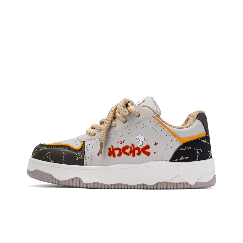 Crayon Shinchan Low Top Skateboard Shoes Unisex-7