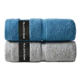 2 Pack (Royal Blue Towel *1, Light Gray Towel *1)