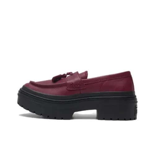Chuck Taylor All Star Women's Converse Lugged Heel Loafer Platform Low 'Deep Bordeaux' Women's