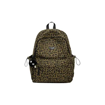 LUVISTRUE Nylon Backpack Regular Unisex Ecru/Brown
