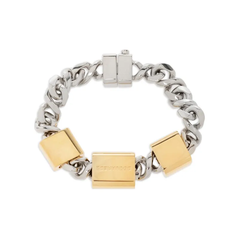 DSQUARED 2 Logo Engraved Bracelet-0