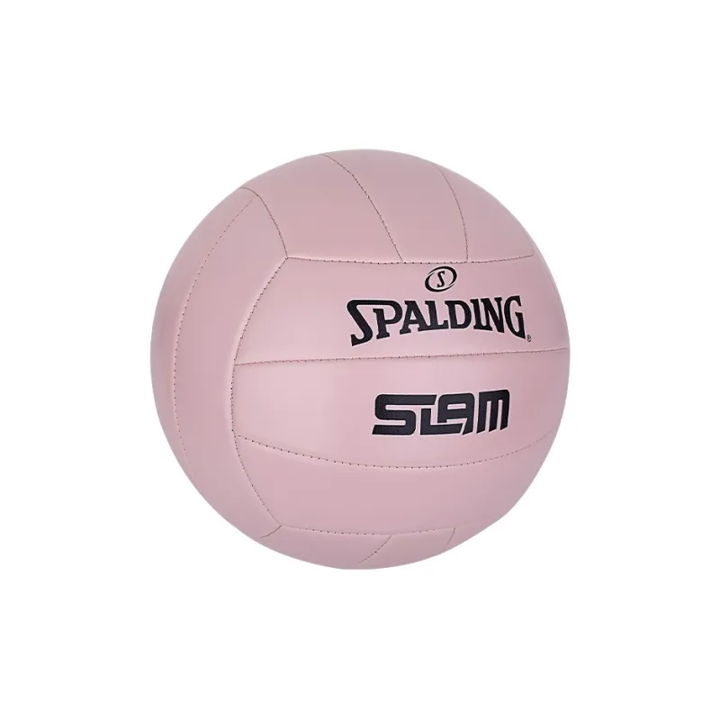 SPALDING Slam Series Machine Sewn PVC Leather Surface Size 5 Volleyball Unisex Pink-1