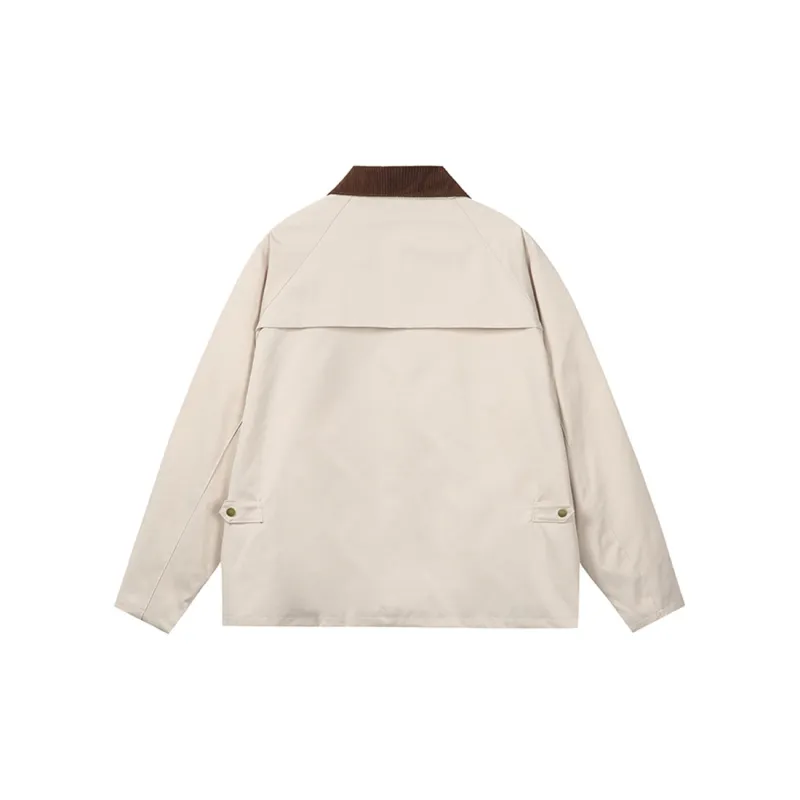 WARNING LIGHT Jackets Coats Unisex Ivory-1