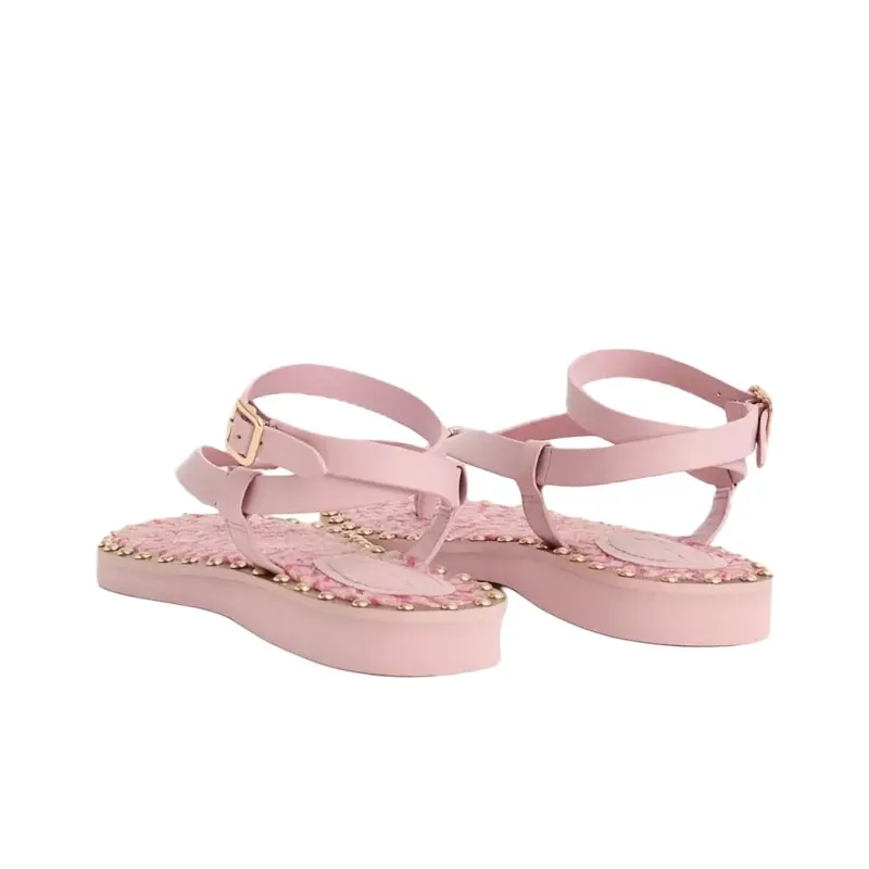 COACH Gracey Strap Sandals Women's Pink-3