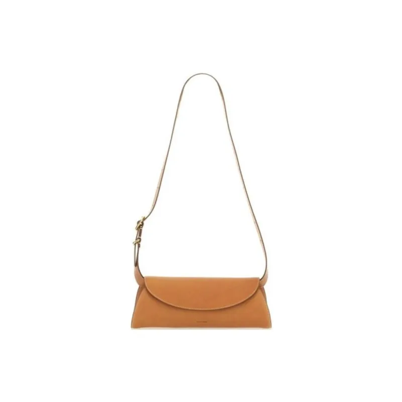 JIL SANDER Logo Debossed Shoulder Bag-0