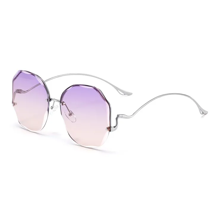 LASHION Alloy Irregular Shape Sunglasses Women's-0