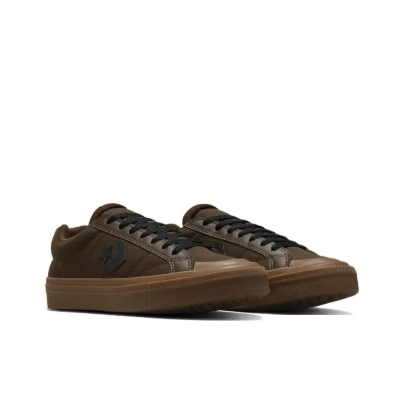 Converse Sport Casual Anti Slip Wear Resistant Low Top Skateboard Shoes Unisex Dark Brown-1