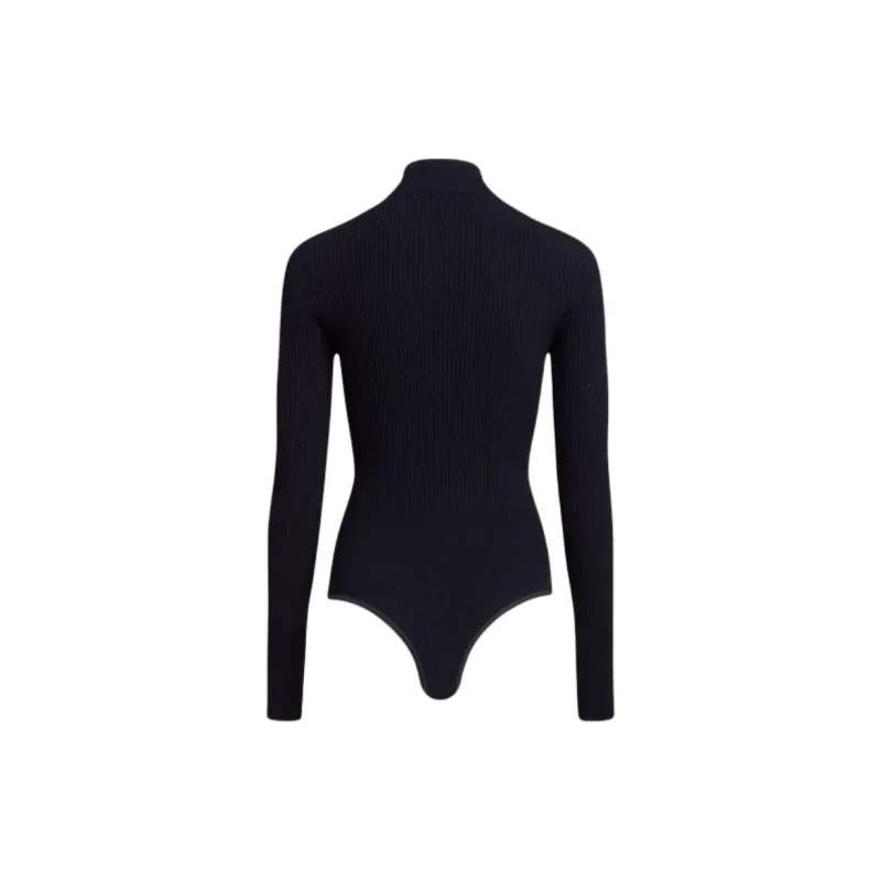 Alaia Ribbed Knitted Bodysuit-1