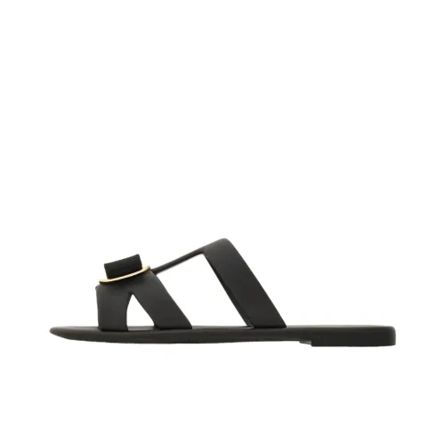 FERRAGAMO Vara Slide Slippers Women's Black