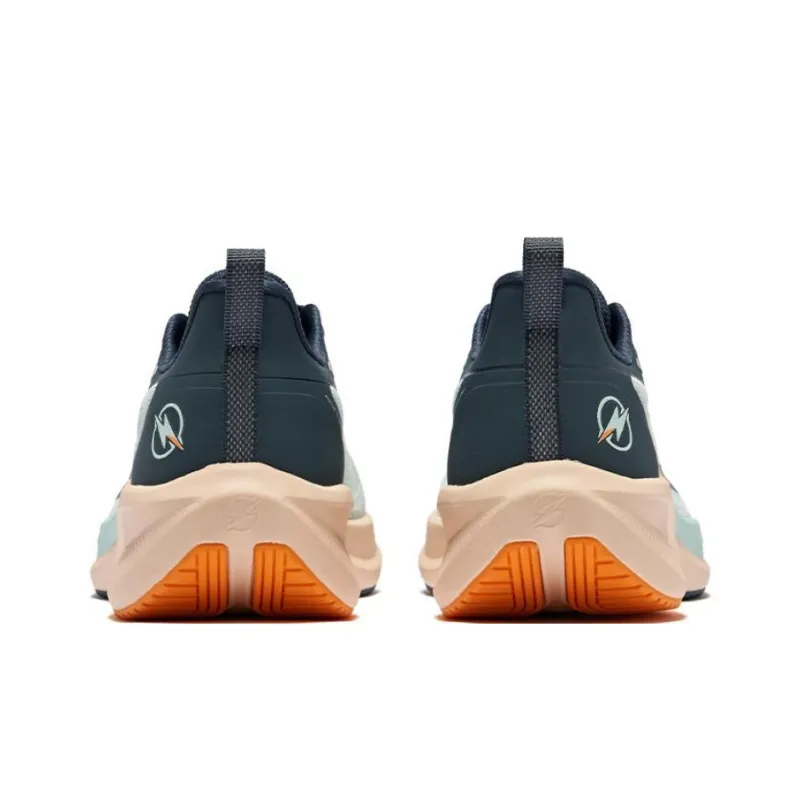 Erke Lightning 4 Slip Resistant Breathable Cushioning Low Top Casual Running Shoes Men's Green Gray-4