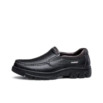 King Jinmai Leather Shoes Casual Shoes Men's