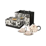 Chunshan Collection, High Handle Style, 1 Teapot, 2 Cups, 2 Saucers, Gift Box Set