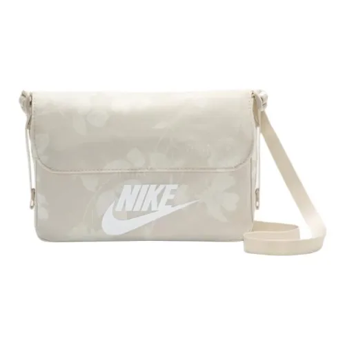 Nike Sportswear Fabric Crossbody Bag Women's Light Earth Umber & Sail White