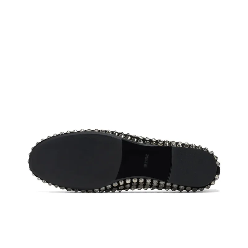 GG CC Flat Ballet Shoes Sweet Style Round Tip Unlined Shoes 1.5cm Women's-4