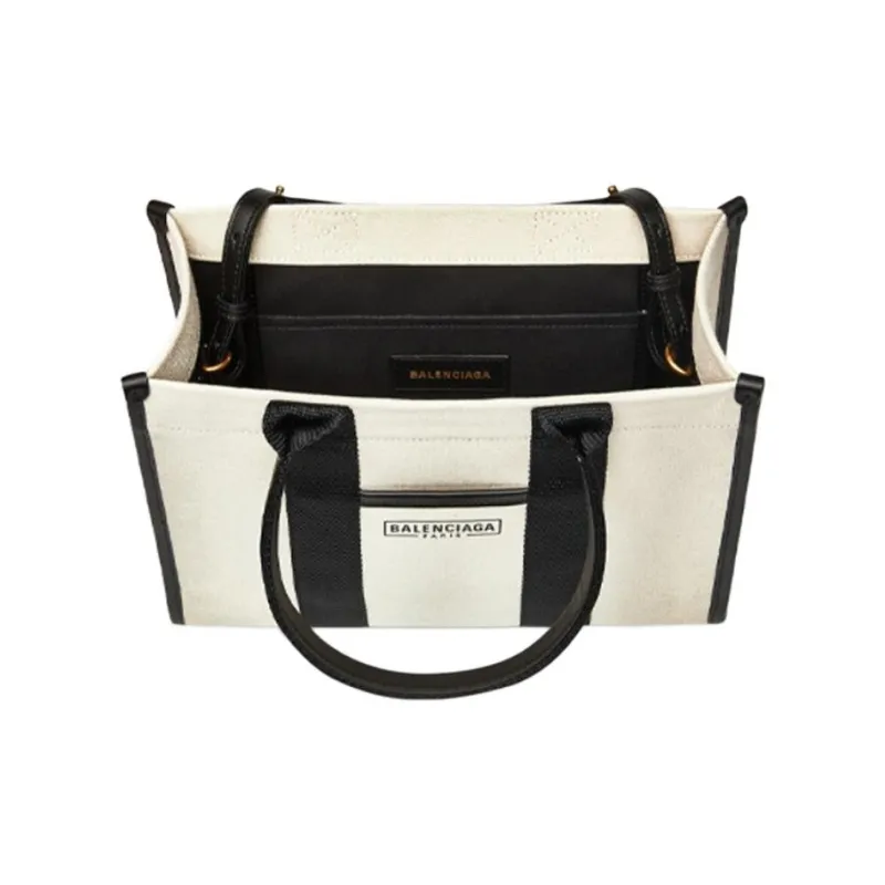 Balenciaga Canvas Tote Canvas Bag Handbag Women's Beige-4