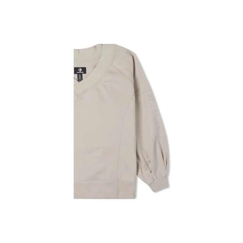 Converse Sweatshirt Women's Beige-2