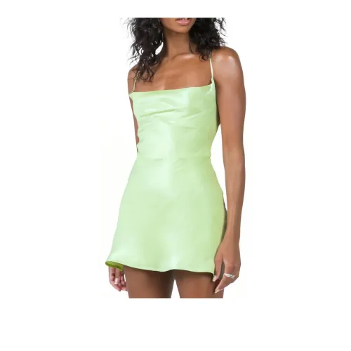 PRINCESS POLLY CELENA MINI DRESS GREEN Slip Dresses Women's GREEN/Green