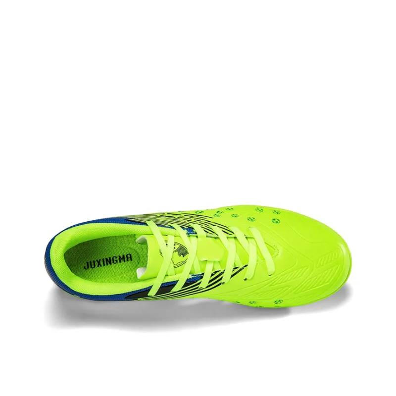 ATAY Soccer Shoes Men Low Top Green/Black/Orange/Blue Green-3