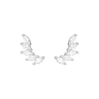ZURY S925 Silver Stud Earrings Women's Silver Bestie Girlfriend Birthday New Chinese Style Versatile Fresh Sweet Style