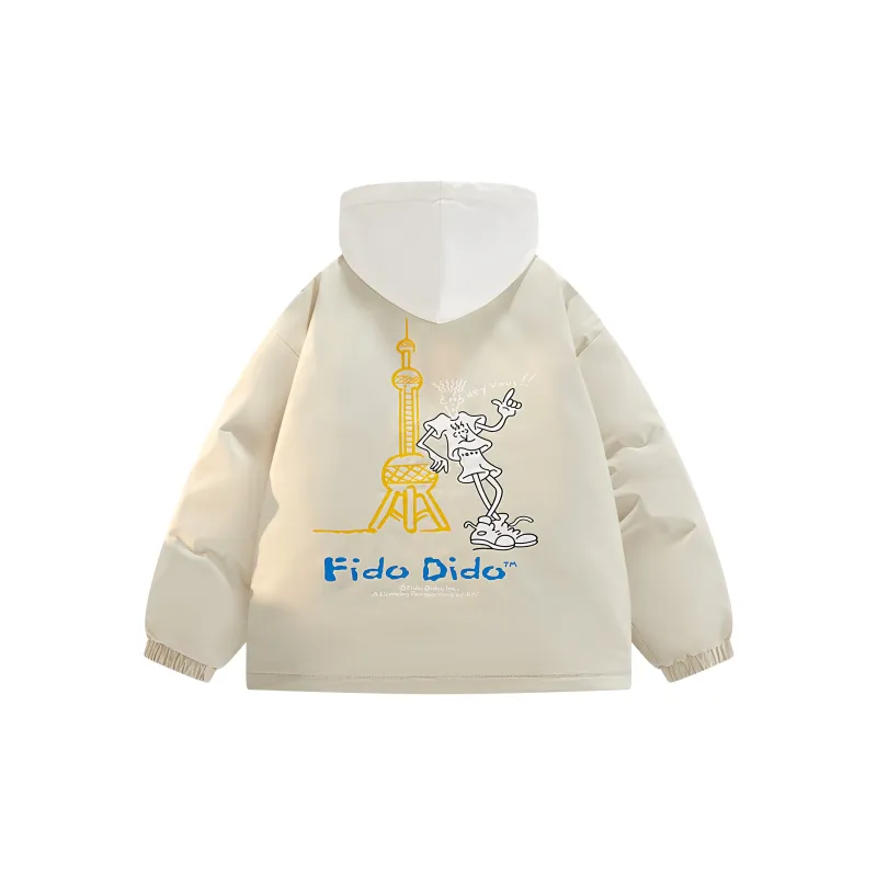 FIDO DIDO Puffer Jackets Unisex-3