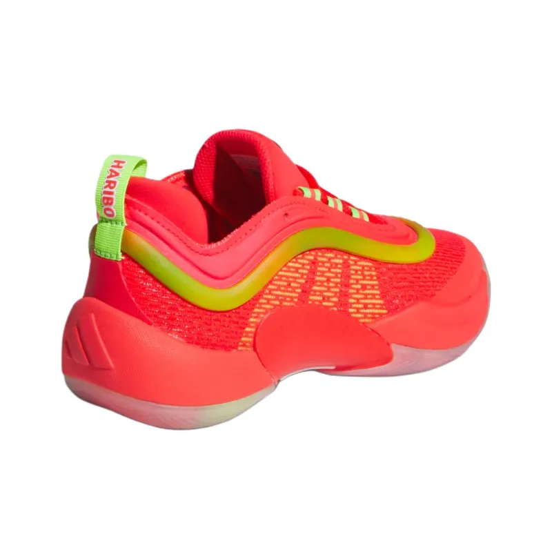 Haribo Goldbears x Adidas Anti Slip Wear Resistant Low Top Children's Basketball Shoes Red Teenagers-5