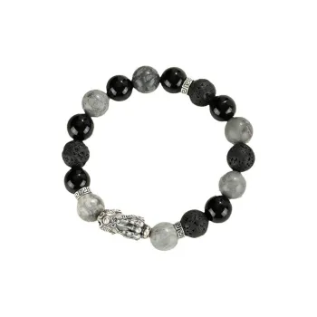 Bubble Scallops Map Stone Bracelets Unisex
