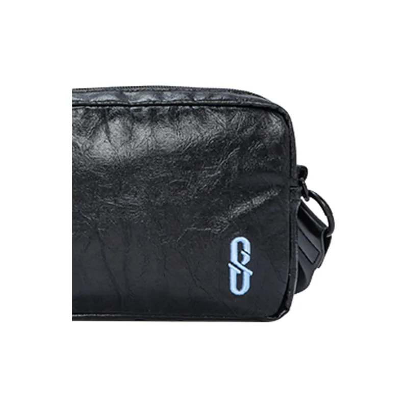 361° Fabric Crossbody Bag Small Size Unisex Black-3