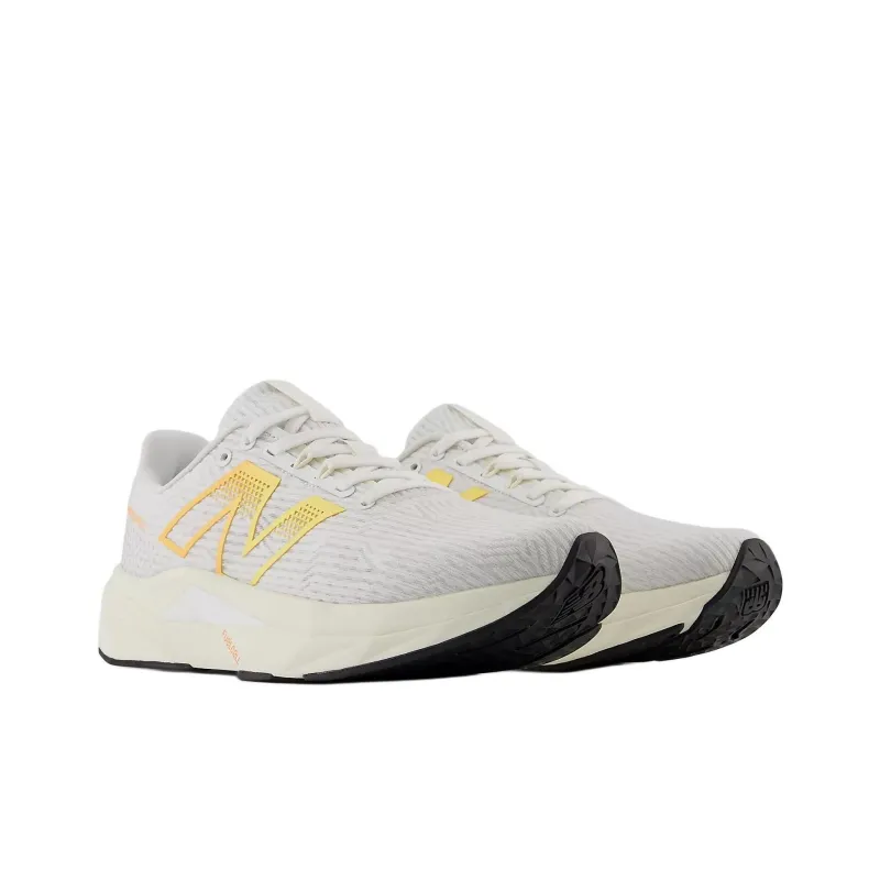 New Balance FuelCell Propel V5 White Black Hot Mango Women's-2