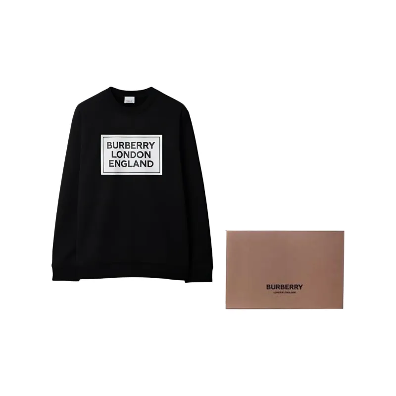 Burberry Fawson Logo Print Crewneck Sweatshirt-3