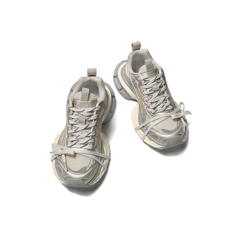Stateof Stars Anti-Slip And Wear-Resistant Lightweight Height Increasing Low-Top Chunky Sneakers Men's-1