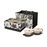 Enoshima Collection, Petal Design 2 Cups and 2 Saucers, Gift Box Set