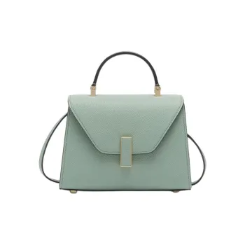 Valextra Iside Calfskin Shoulder Bag Crossbody Bag Handbag Micro Women's Eucalyptus Green
