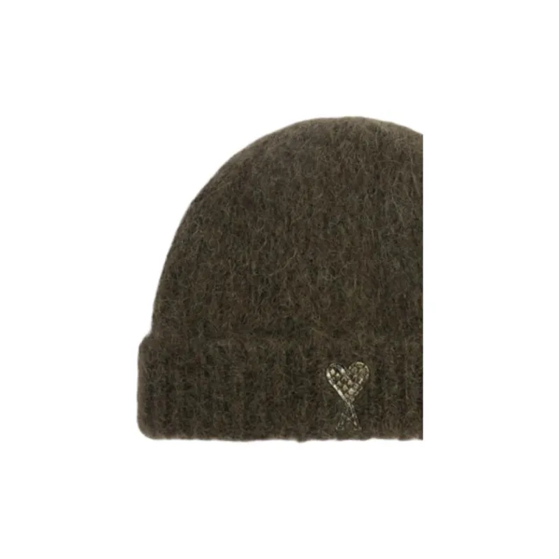 Ami Paris Ami De Coeur Beanie-2