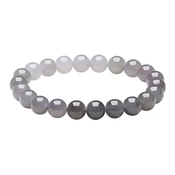 ZHOU LIU FU Hetian Jade Bracelets Smoky Purple Women's