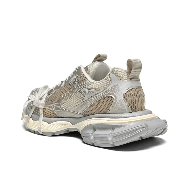 Stateof Stars Anti-Slip And Wear-Resistant Lightweight Height Increasing Low-Top Chunky Sneakers Men's-0