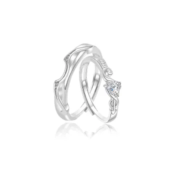 FOREVER MELODY Copper/Zircon Rings Unisex
