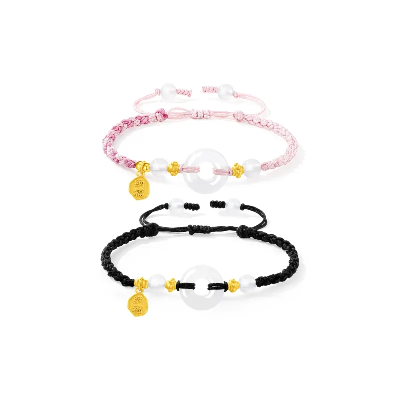 Lao Feng Xiang S925 Silver Bracelets Unisex-8