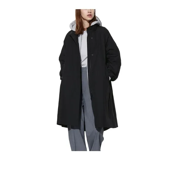 UNIQLO Trench Coat Women's Black-0